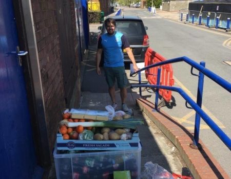 Luton Town FC donation during COVID