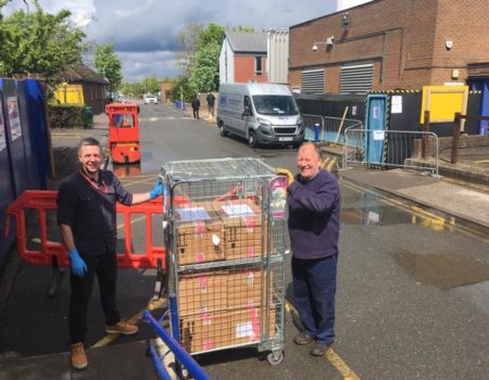 Superdrug donation during COVID