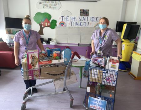 Children's ward donation from Amazon wishlist