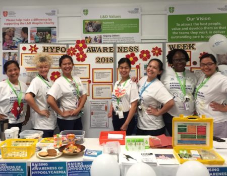 Staff awareness stand