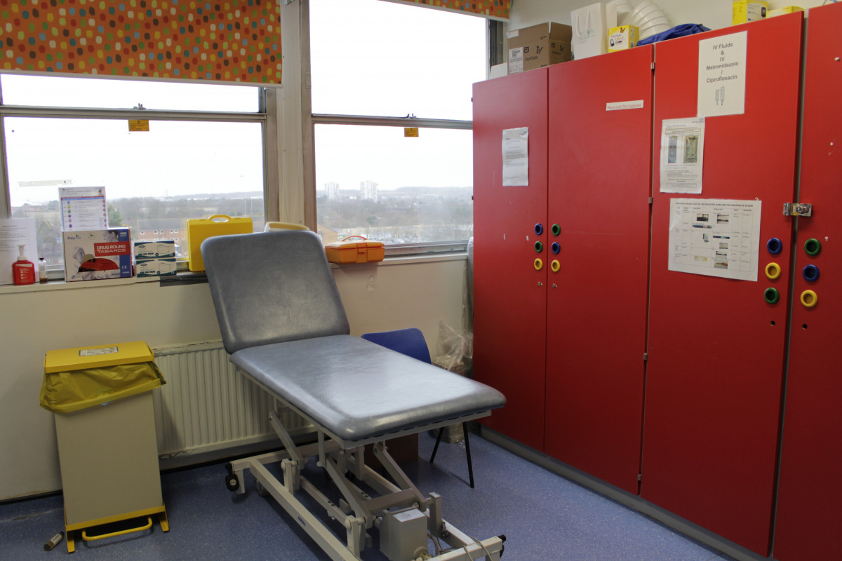 Spacious treatment room to be converted