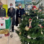 Charity Team at Waitrose ampthill collecting gifts