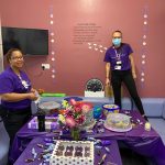 NICU staff at purple party