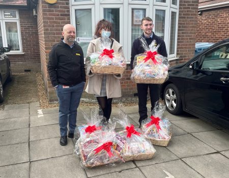 DHL presenting Easter Hampers