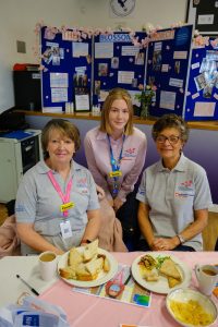 Annie with Blossom volunteers