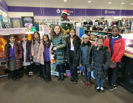 Students in the choir