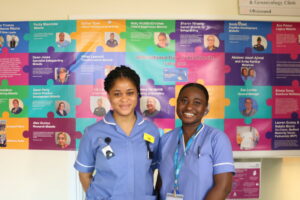 Midwives in their uniforms