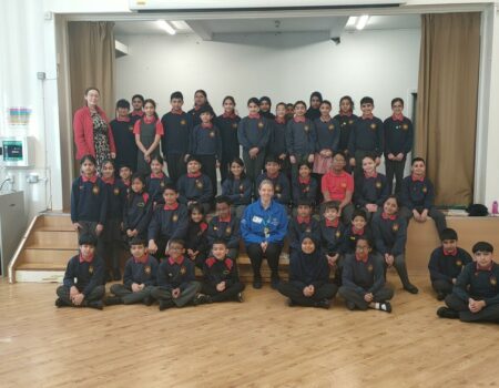 Denbigh Primary School KS2 with Sabine
