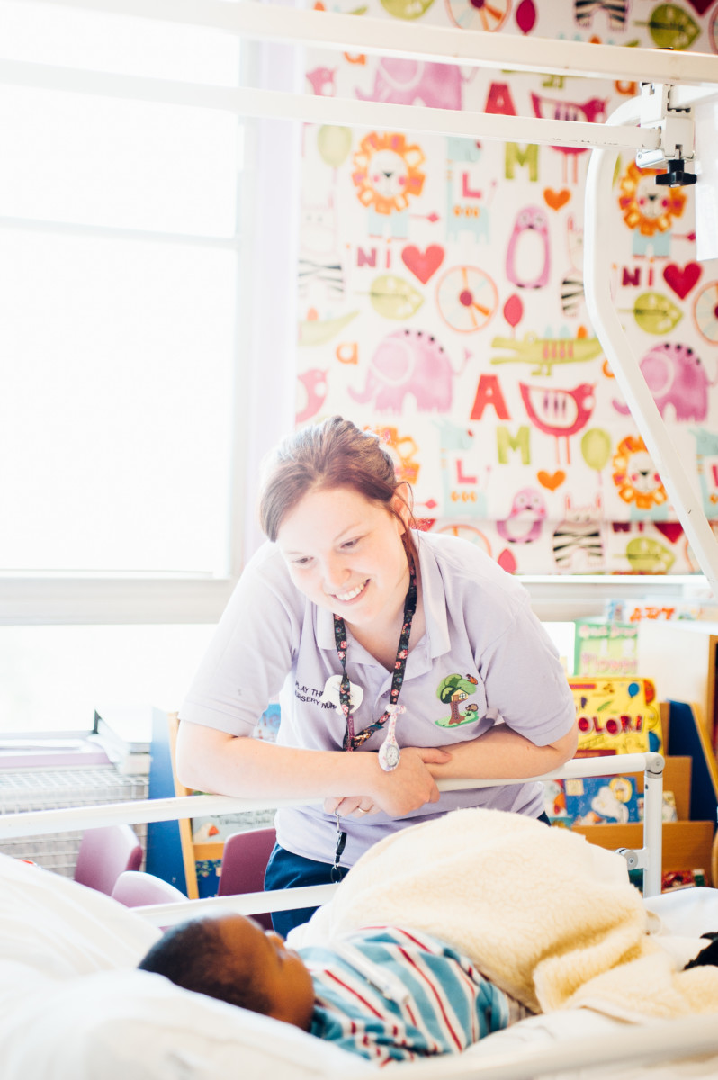 Paediatric Unit with play nurse