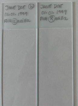 Labelling sample