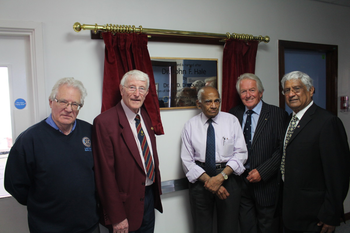 Luton North Rotary with Dr Dhabuwala