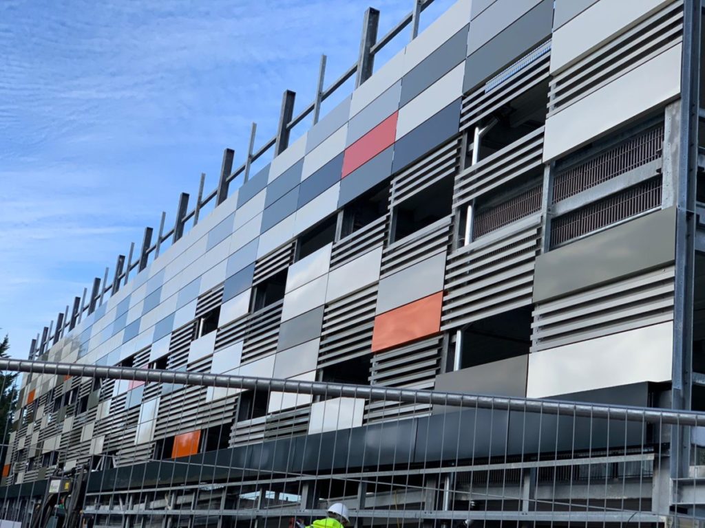 Lewsey Road car park progress