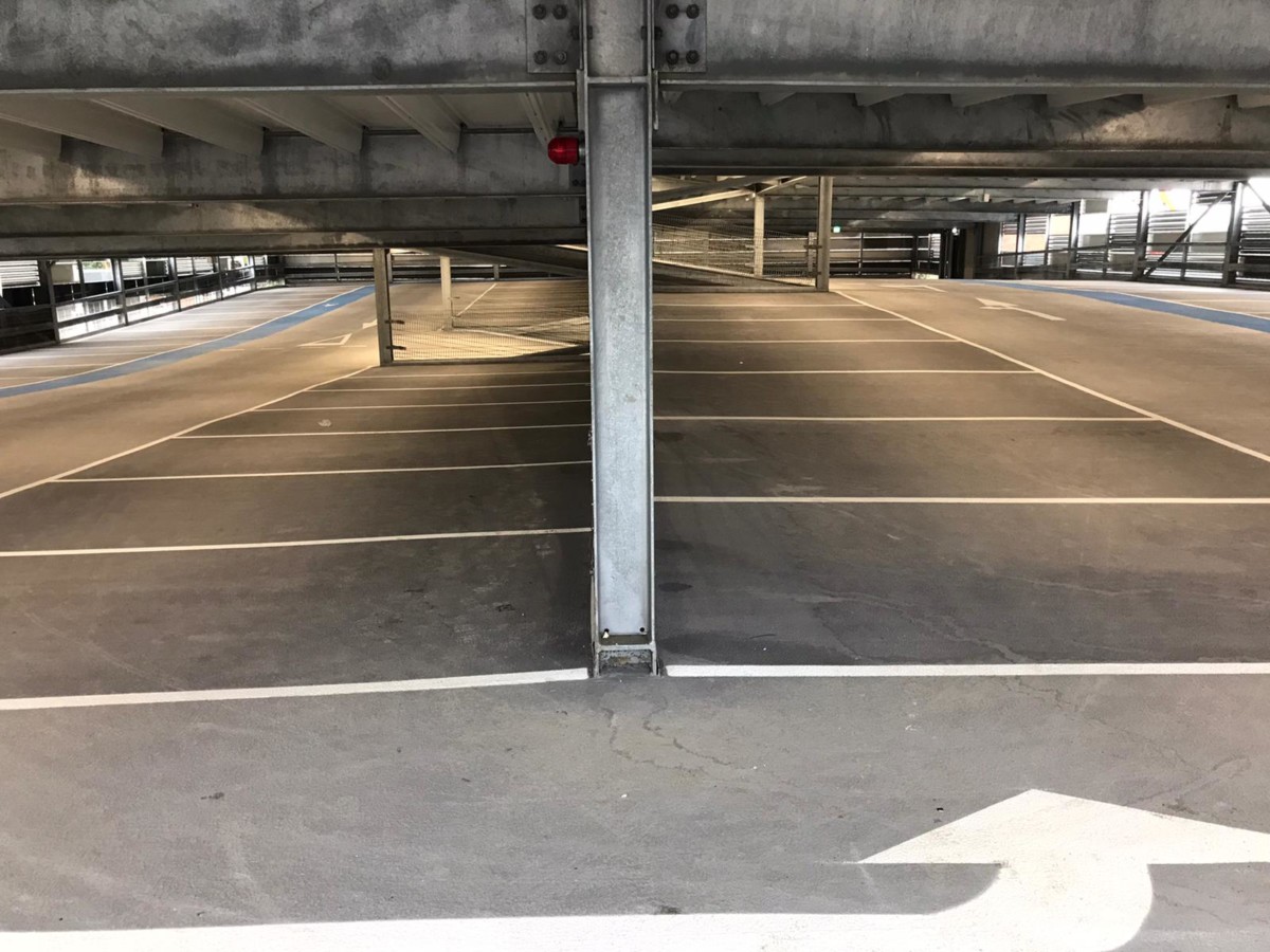 Inside new L&D car park