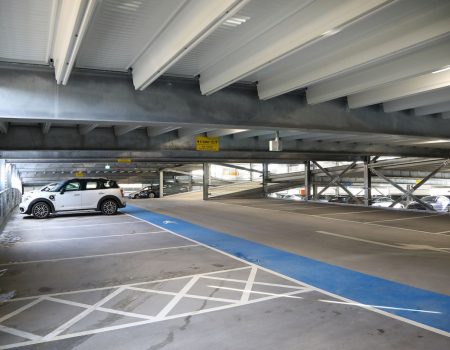 Inside new L&D car park