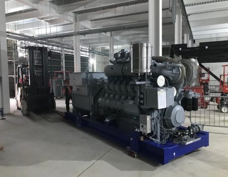 The delivery of CHP, boilers, generators and chillers