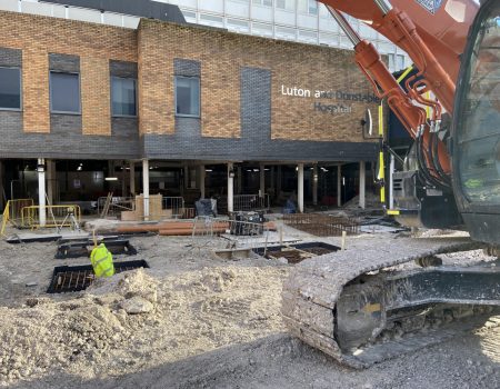 L&D Emergency Department Upgrades Crane