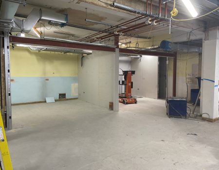 Shelling of new major cubicles in place