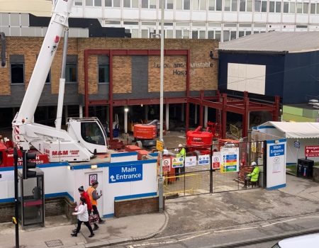 L&D Emergency Department Redevelopment Steel Frame