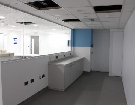 Refurbished treatment area