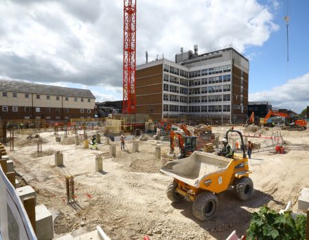 L&D Redevelopment site with machinery