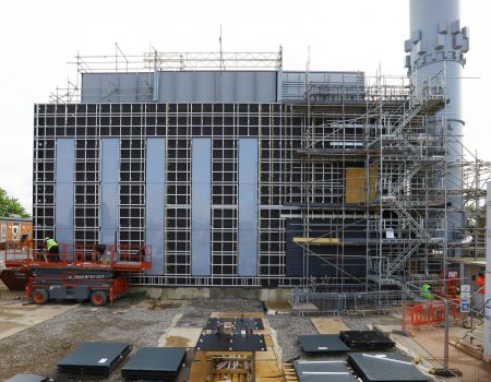 Shot of Energy Centre with additional panelling