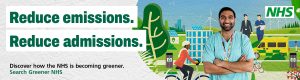 Greener NHS Banner Reduce Emissions
