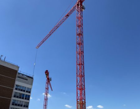 Photo of crane at L&D