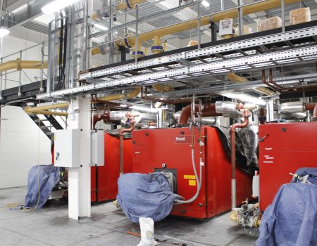 Electrical infrastructure in place in the Energy Centre