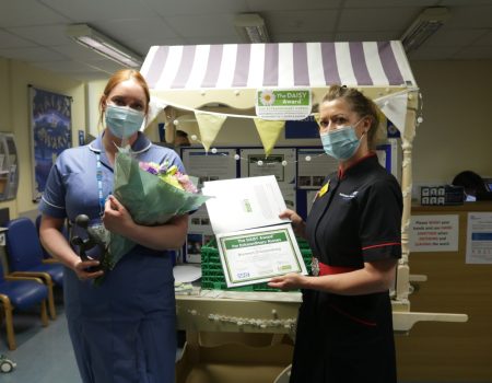 Chief Nurse Liz Lees and Bronwyn Croonenborg