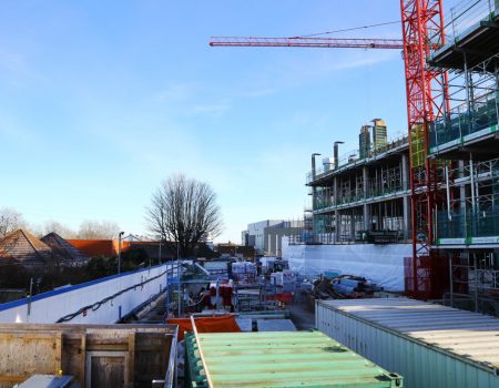 Acute Service Block and new ward block ground floor construction - Redevelopment Jan 2023