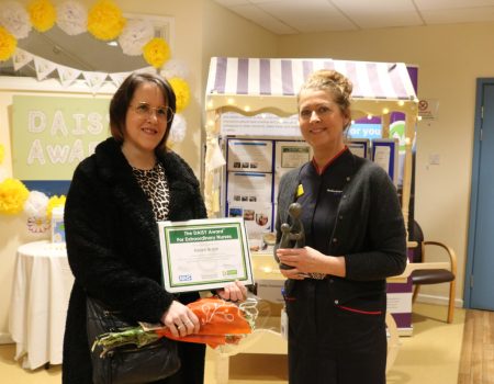 Helen Braid and Chief Nurse Liz Lees