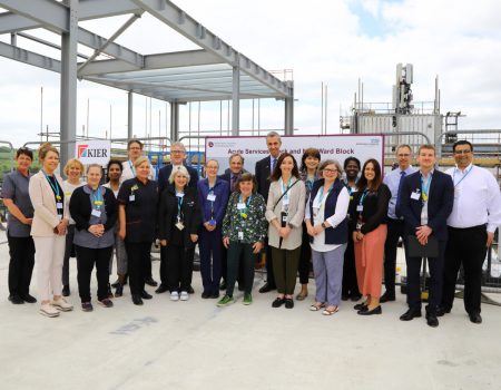 The Trust staff involved on the roof