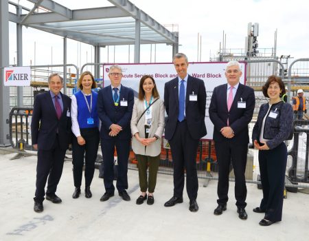 Richard Sumray, Mary Elford, David Carter, Melanie Banks, Andrew Selous MP, Andrew Davies and Rima Makarem