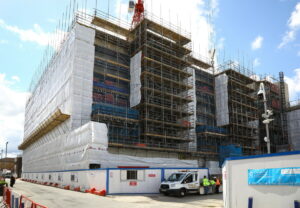 Acute Services Block construction - May 2023