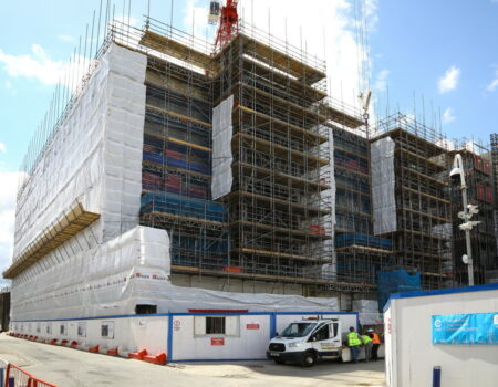 Acute Services Block construction - May 2023