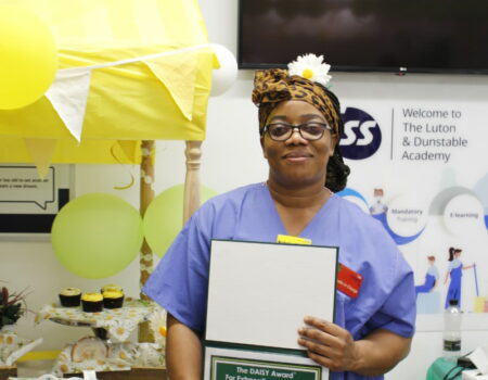 Natalie with her DAISY Award