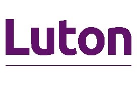 The text spells out Luton