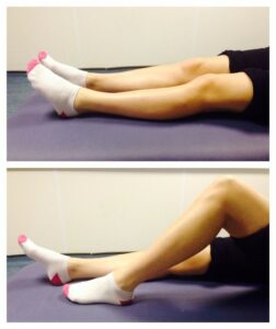 Knee Flexion and Extension exercise