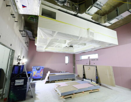Interior ASB and NWB room being installed - Dec 2023