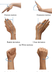 Movement exercises on removal of plaster or splint
