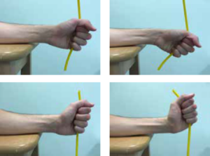 Theraband exercises in different directions