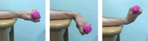 Wrist flexion and extension exercise