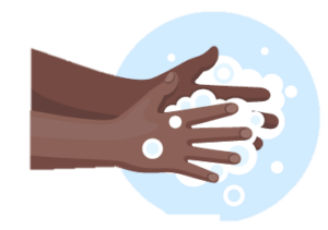 Graphic of hand washing