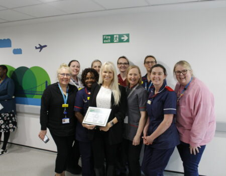 Michelle King with her team