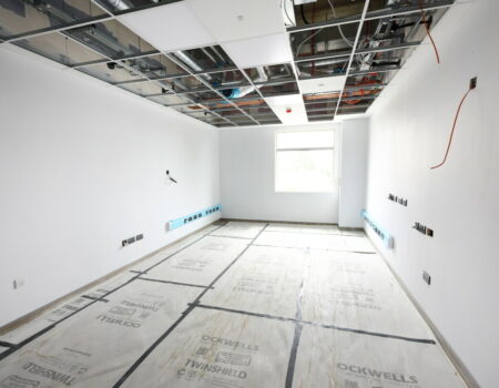 Empty room interior - June 2024