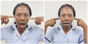 Jaw exercise to check straightness