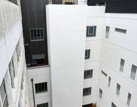 New buildings courtyard - June 2024