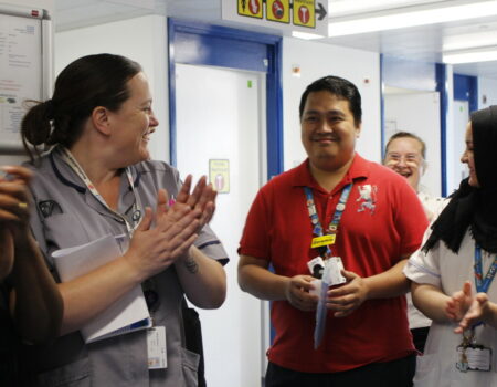Staff clapping Geremie
