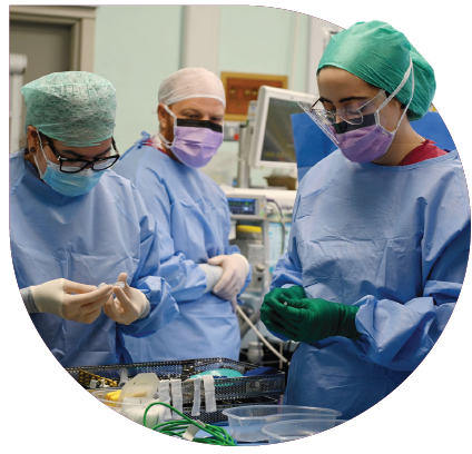 Theatres staff working