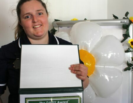 Ellie Guy and certificate